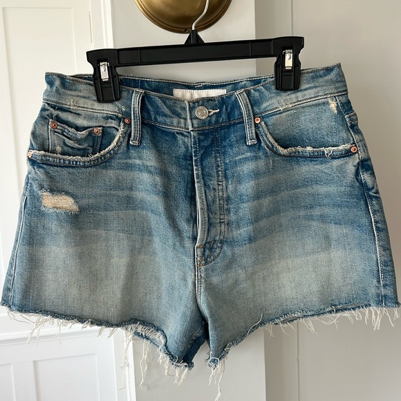 MOTHER Blue Jean Shorts - Picture 1 of 2